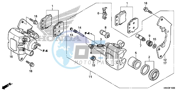 FRONT BRAKE CALIPER