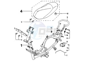 SQUAB - 50 cc drawing FRAME