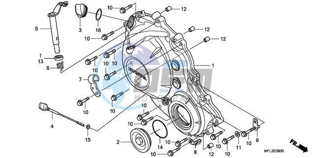 RIGHT CRANKCASE COVER