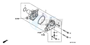 XL700V9 ED drawing WATER PUMP