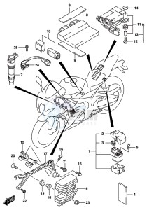 GSX-R1000 ARZ drawing ELECTRICAL (GSX-R1000AL8 E21)