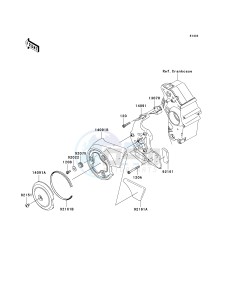 VN 2000 J [VULCAN 2000 CLASSIC LT] (8F-9F) J8F drawing CHAIN COVER