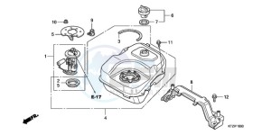 PES1509 Europe Direct - (ED / 2ED) drawing FUEL TANK