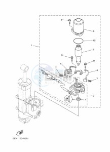 F100FETX drawing TILT-SYSTEM-2