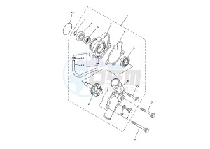 ATV 400 drawing WATER PUMP