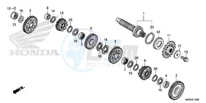 NC700SDD NC700S Dual Cluth ABS 2ED drawing TRANSMISSION (NC700SD) (COUNTERSHAFT)