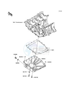 NINJA ZX-6R ZX600RBF FR GB XX (EU ME A(FRICA) drawing Oil Pan