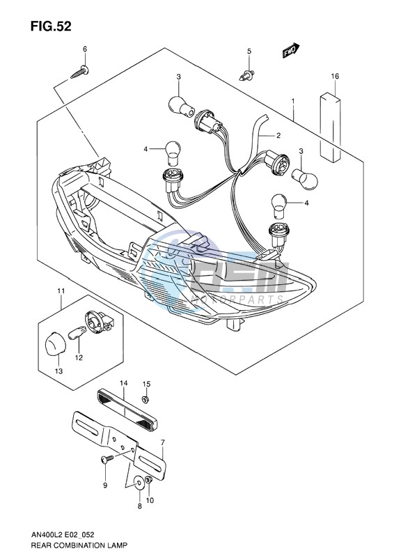 REAR COMBINATION LAMP