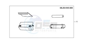 XL1000V9 Europe Direct - (ED) drawing HANDLE POCKET DX