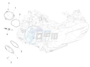 GTS 150 SUPER 4T 3V IE ABS E4 (EMEA) drawing Cylinder head cover