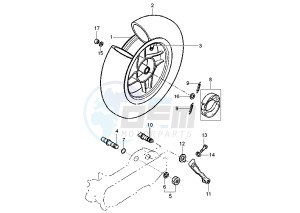 EW SLIDER 50 drawing REAR WHEEL