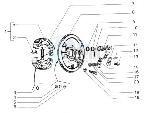 FL2 50 drawing Brake shoes