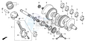 CBF1000S drawing CRANKSHAFT/PISTON