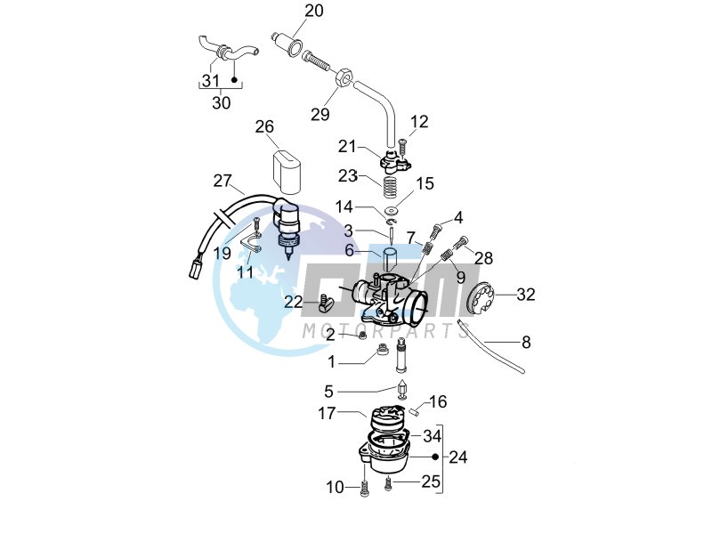 Carburetors components