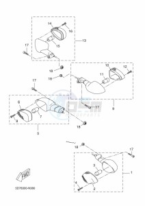 MT-125 ABS MT125-A (BR37) drawing FLASHER LIGHT