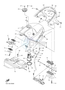 FJR1300-AS (1MD1 1MD2) drawing FUEL TANK