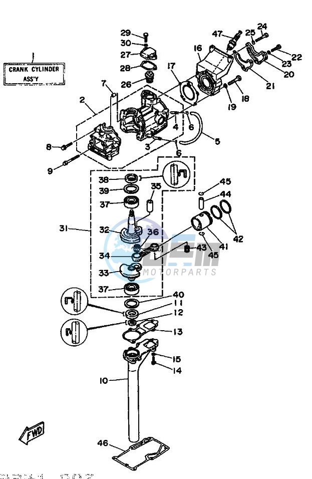 CYLINDER--CRANKCASE