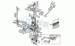 S 1000 drawing Carburettors