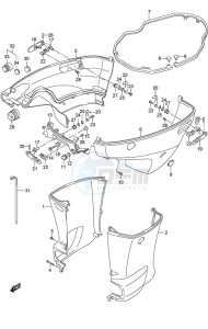 DF 175 drawing Side Cover (Model: TG/ZG)