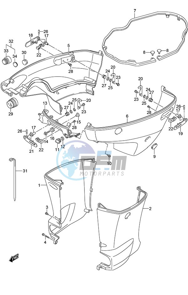 Side Cover (Model: TG/ZG)