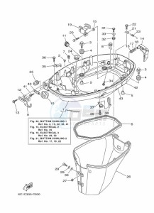 F60LB drawing BOTTOM-COWLING-1