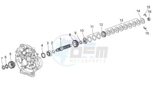 Breva 1200 drawing Clutch shaft