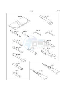 ZR 1000 A [Z1000] (A1-A3) A3 drawing OWNERS TOOLS