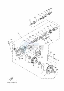 YFM450FWB KODIAK 450 (BHS2) drawing FRONT DIFFERENTIAL