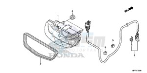 TRX420FAD TRX420 Europe Direct - (ED) drawing TAILLIGHT