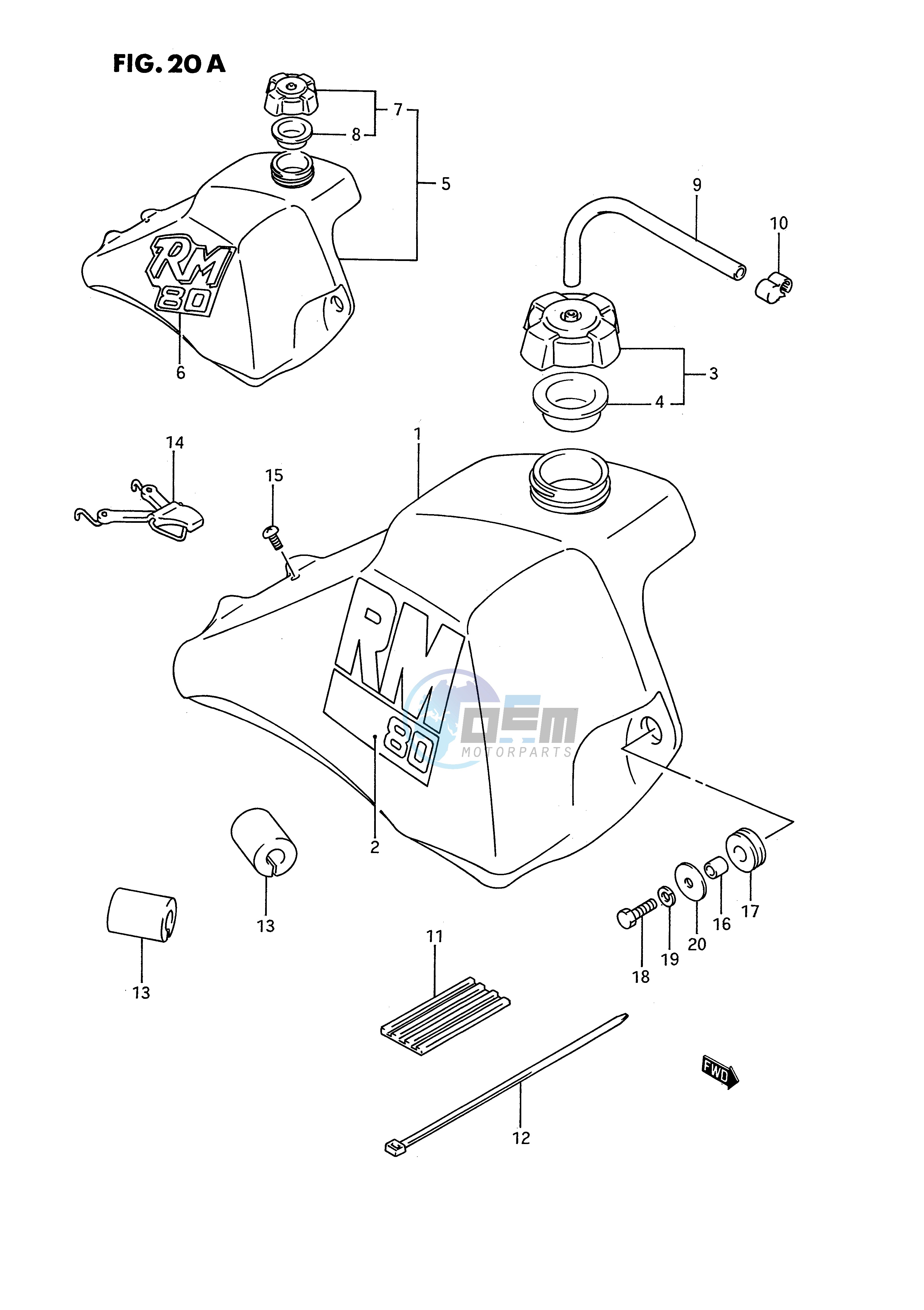 FUEL TANK (MODEL J K)