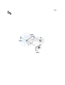 MULE_610_4X4 KAF400ADF EU drawing Reflectors