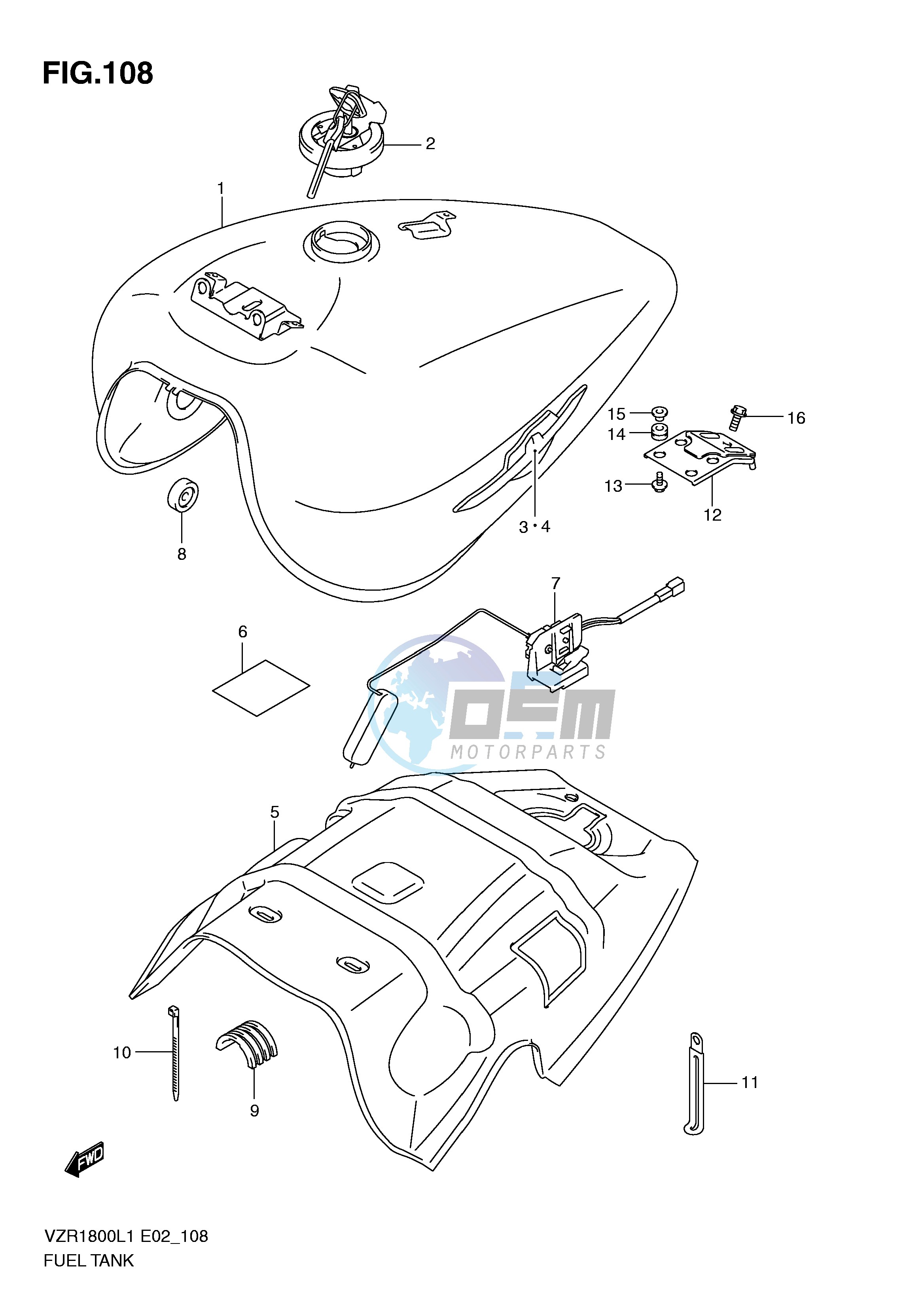 FUEL TANK (VZR1800L1 E24)