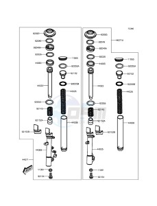 J125 SC125AGF XX (EU ME A(FRICA) drawing Front Fork