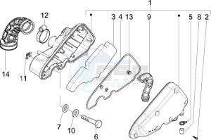 S 150 4T 2V E3 Taiwan drawing Air filter