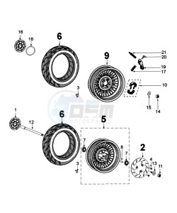 DJANGO 50 4TYA O drawing WHEELS