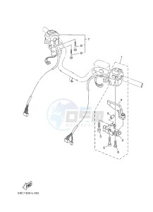 XP500A T-MAX 530 (2PWC) drawing HANDLE SWITCH & LEVER