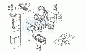 750 X Polizia - PA 2A Serie Polizia/PA 2A Serie drawing Carburettor