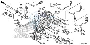 TRX420FE1F TRX420 Europe Direct - (ED) drawing REAR CRANKCASE COVER