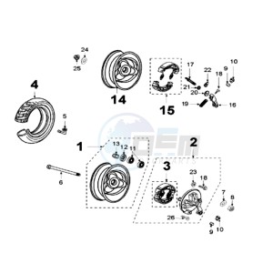 LUDIX 10 RB ONE drawing WHEELS