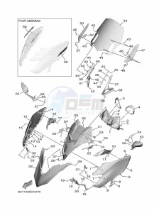 XP560D-A TMAX TECH MAX (B7M1) drawing STEERING HANDLE & CABLE