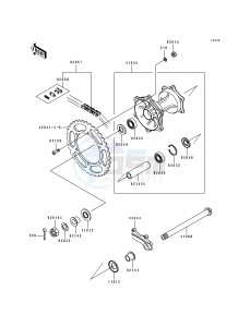 KX 250 J [KX250] (J1) [KX250] drawing REAR HUB