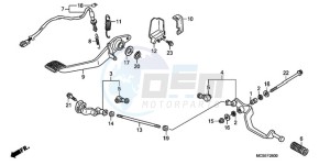 ST13009 UK - (E / MKH MME) drawing PEDAL