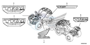 TRX500FM5F TRX500FM Europe Direct - (ED) drawing MARK/EMBLEM