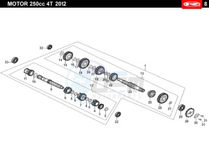 TANGO-250CC-4T-BLACK drawing COMPLETE CHANGE