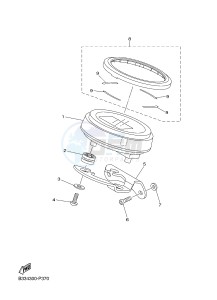 XVS950CR BOLT C-SPEC (B33N) drawing METER