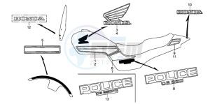 CB250P drawing STRIPE/MARK (1)