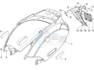 Zip 50 4T 25 Km-h (EMEA) drawing Rear cover - Splash guard