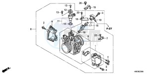 VFR1200XH Europe Direct - (ED) drawing CAMSHAFT/VALVE (REAR)