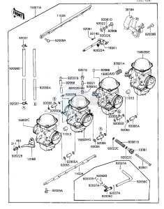 ZN 700 A [LTD SHAFT] (A1-A2) [LTD SHAFT] drawing CARBURETOR ASSY -- ZN700-A2- -