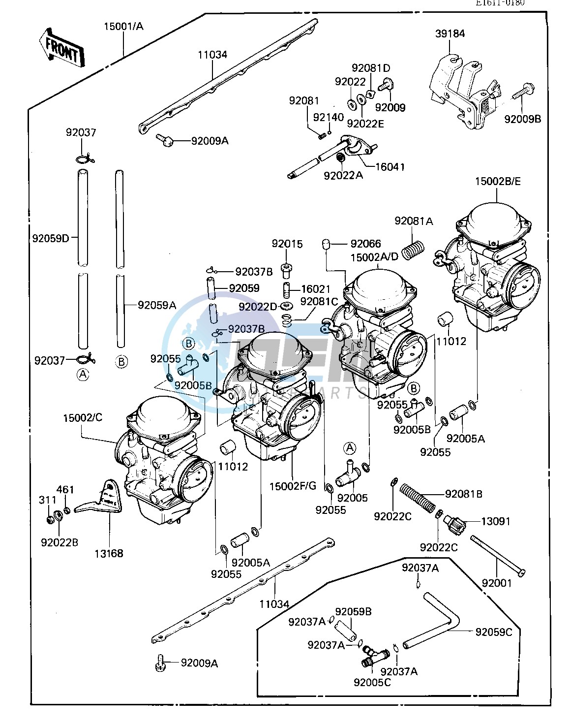 CARBURETOR ASSY -- ZN700-A2- -